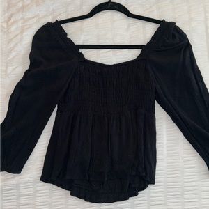 Black Abercrombie blouse